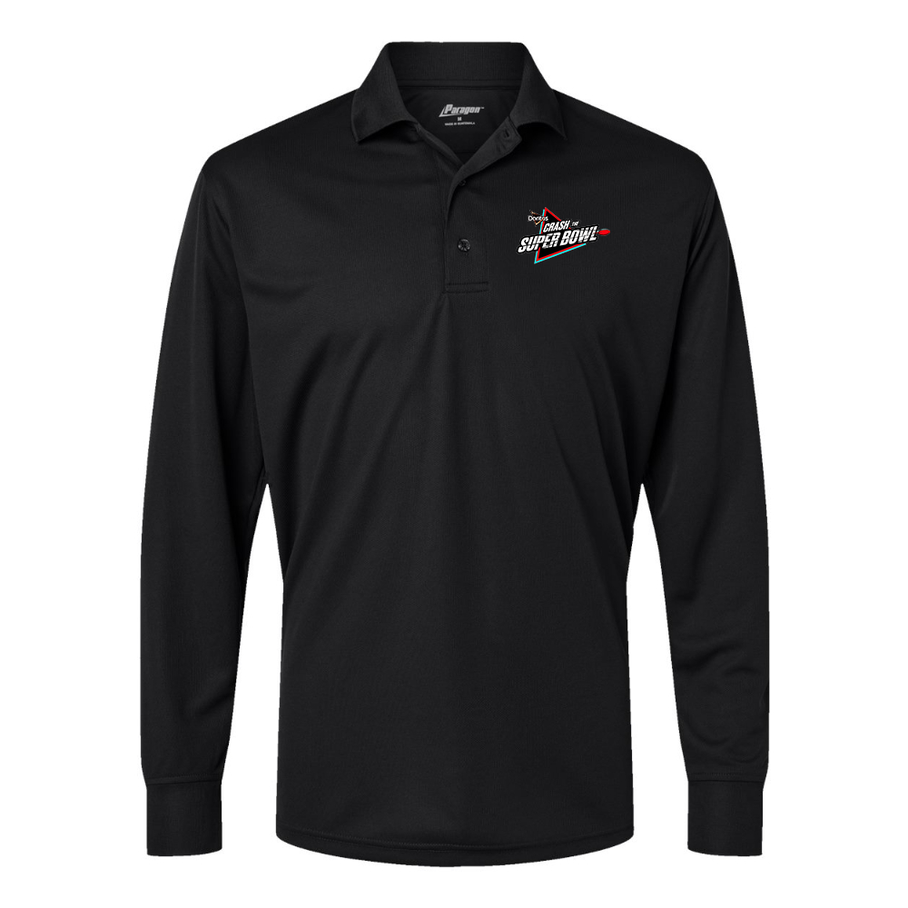 Men's Crash the Super Bowl  Paragon Prescott Long Sleeve Polo