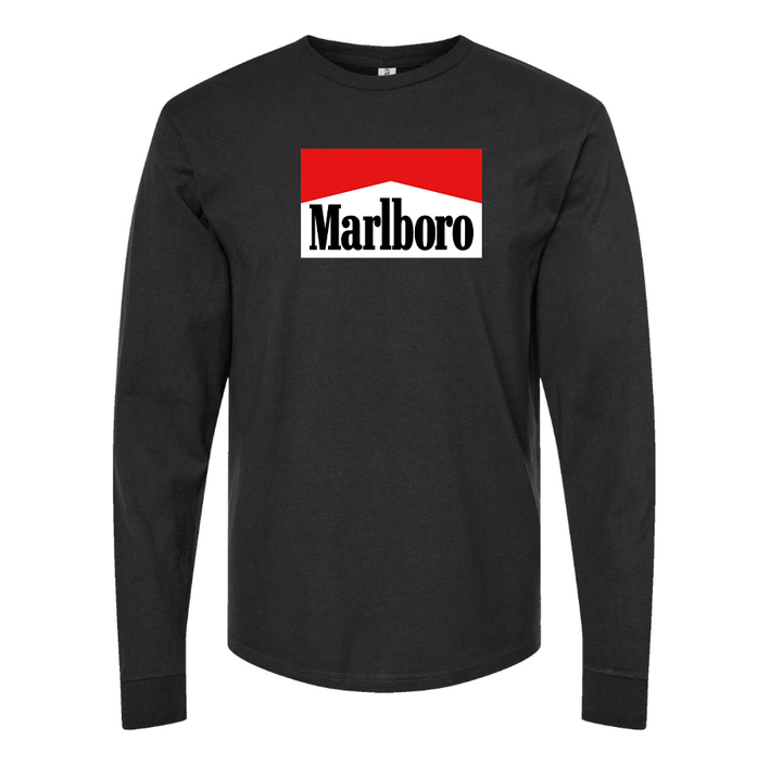 Men's Marlboro Cotton Long Sleeve T-Shirt