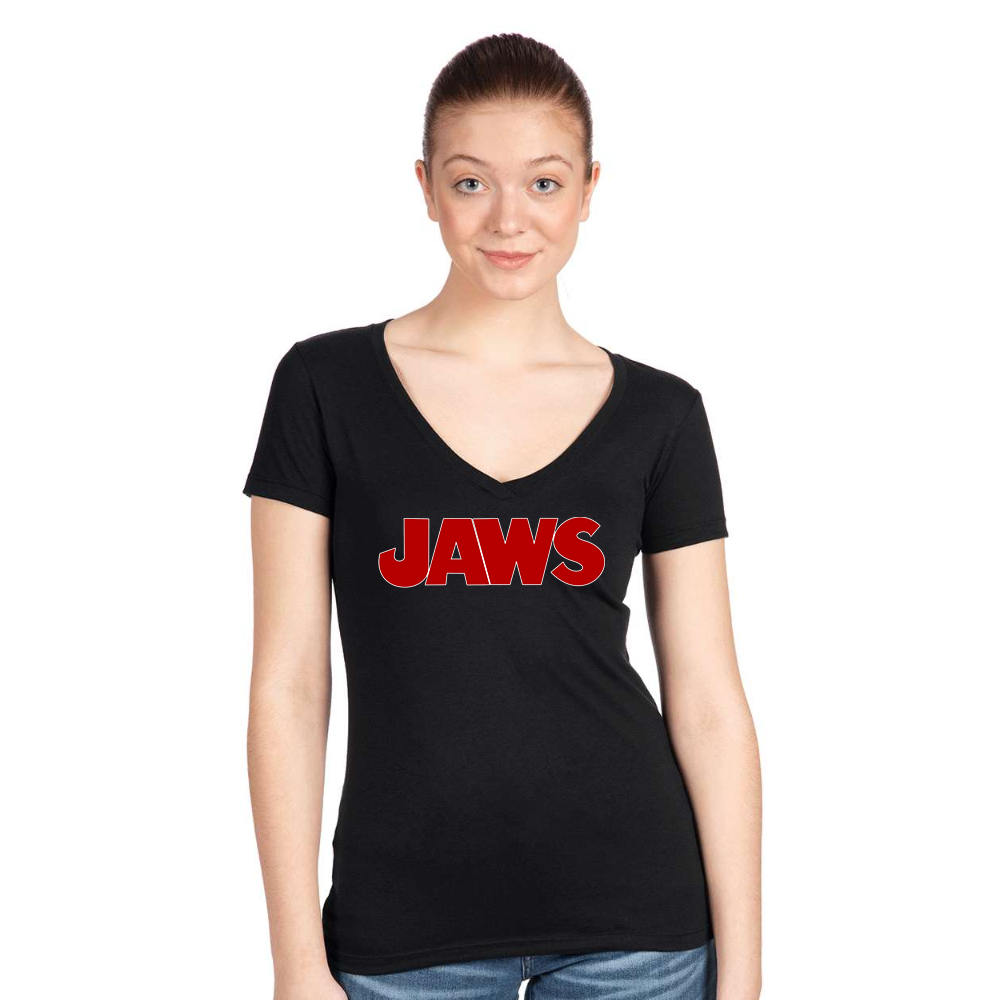 Women's Jaws Next Level Ideal V-Neck T-Shirt