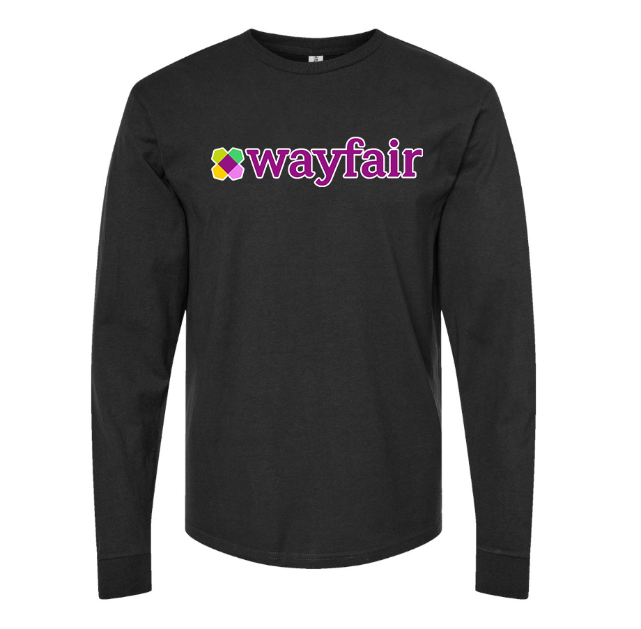 Men's Wayfair Cotton Long Sleeve T-Shirt