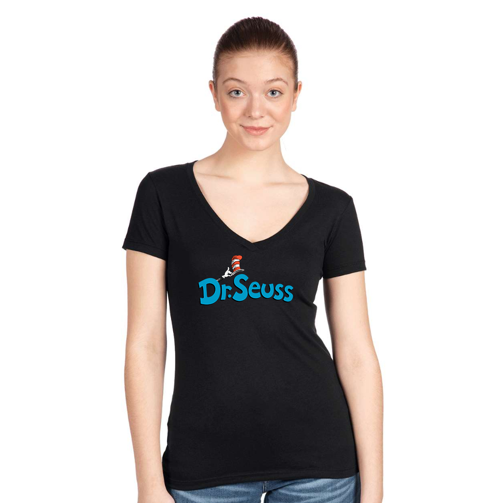 Women's Dr. Seuss Next Level Ideal V-Neck T-Shirt