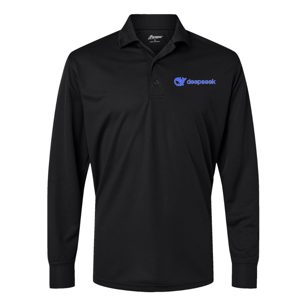 Men's DeepSeek Paragon Prescott Long Sleeve Polo