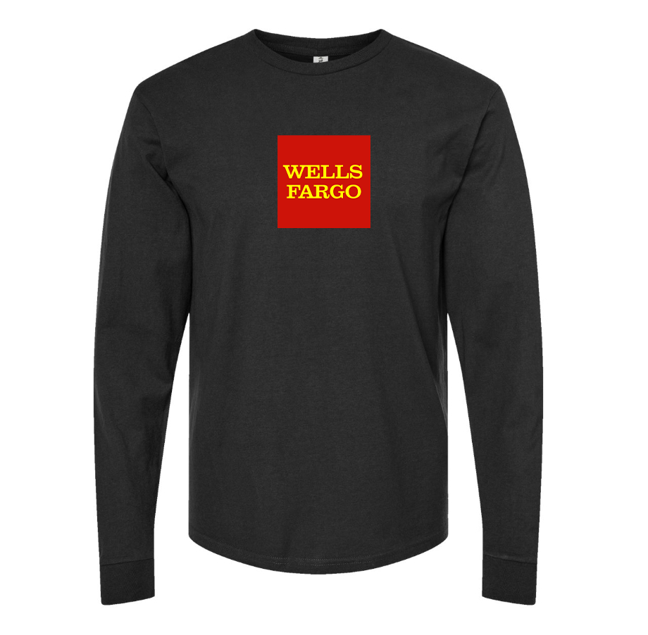 Men's Wells Fargo Cotton Long Sleeve T-Shirt