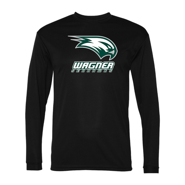 Men's Wagner Seahawks Performance Long Sleeve T-Shirt