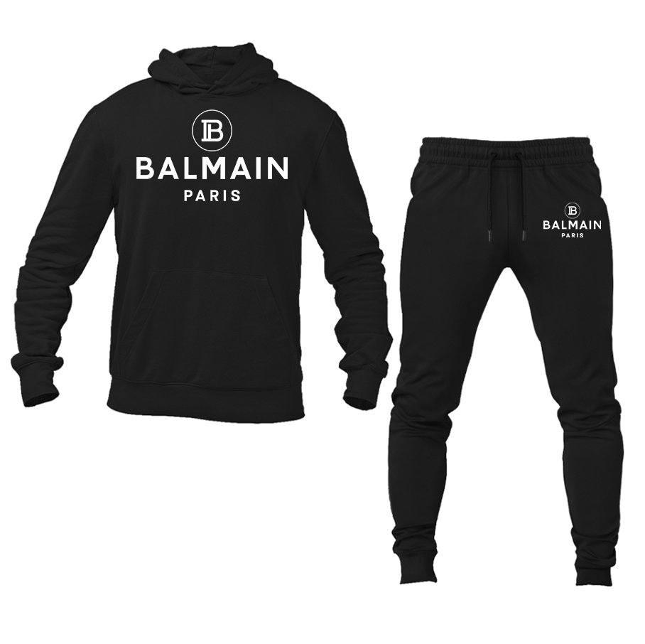 Men's Balmain Paris  Hoodie and Joggers Set