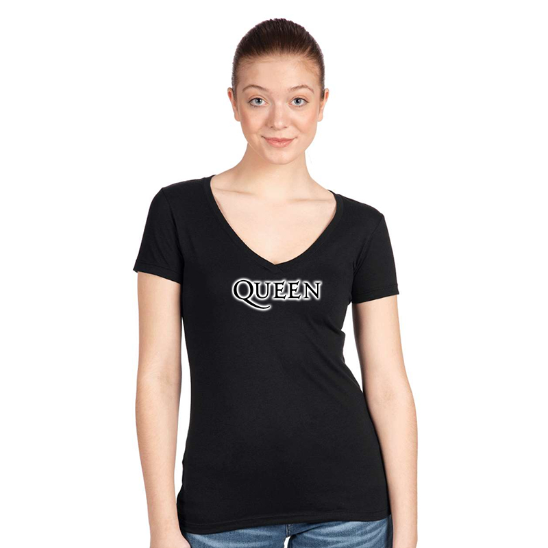 Women's  Queen Next Level Ideal V-Neck T-Shirt