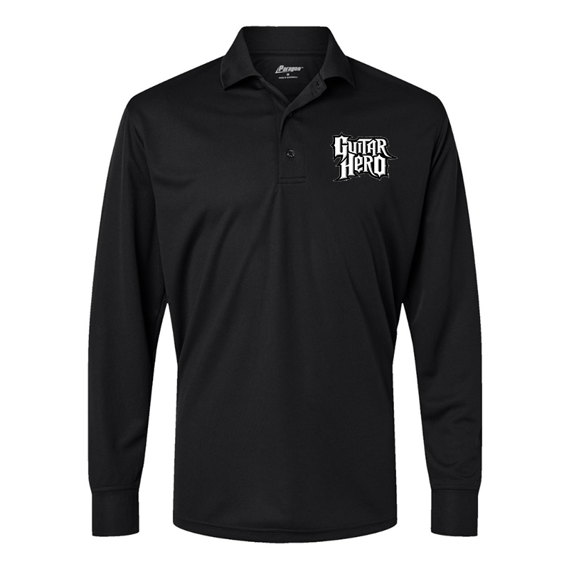 Men's Guitar hero Paragon Prescott Long Sleeve Polo