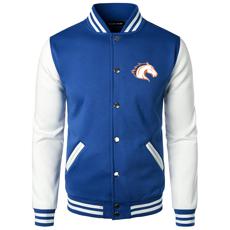 Men’s Texas Arlington Mavericks  Varsity Baseball Jacket Cotton Blend Letterman Jackets