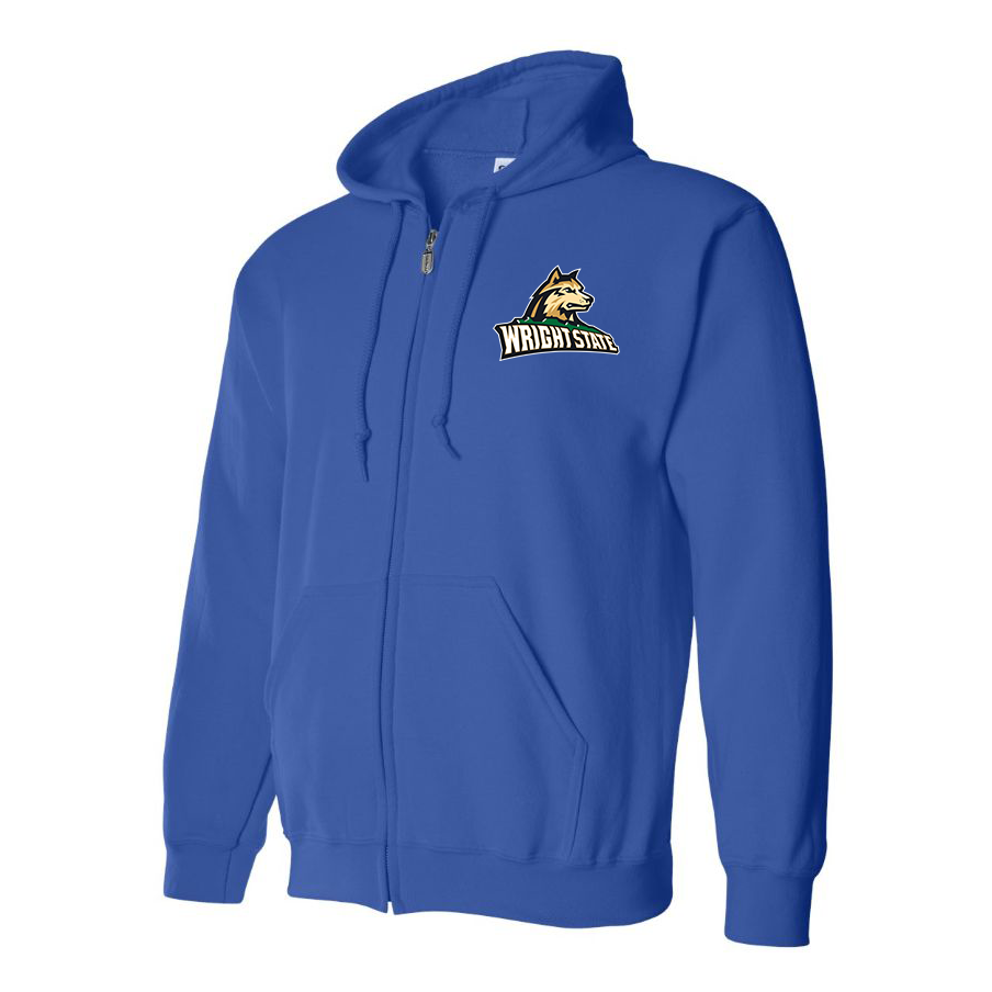 Men's Wright State Raiders Full Zip Hoodie