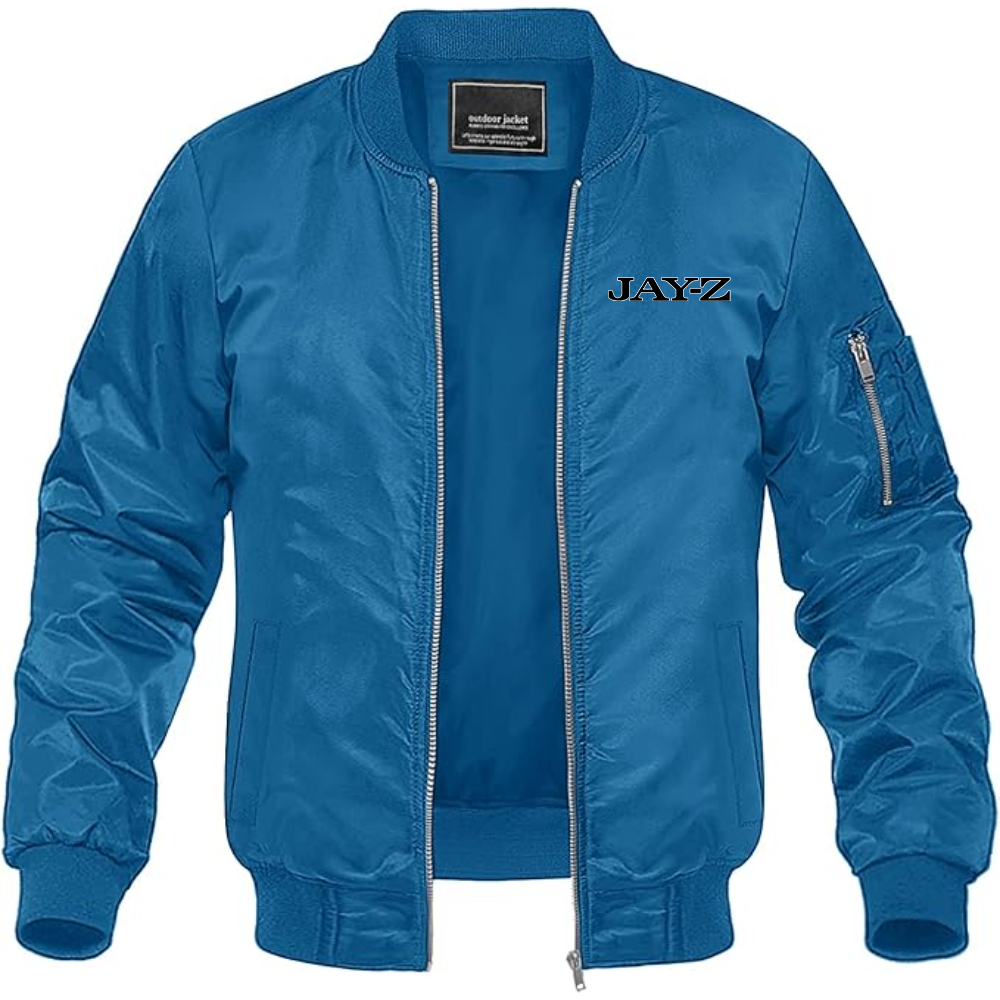 MAGNIVIT Men's Jay-Z Lightweight Bomber Jacket Windbreaker Casual Fall Spring Outdoor Coat