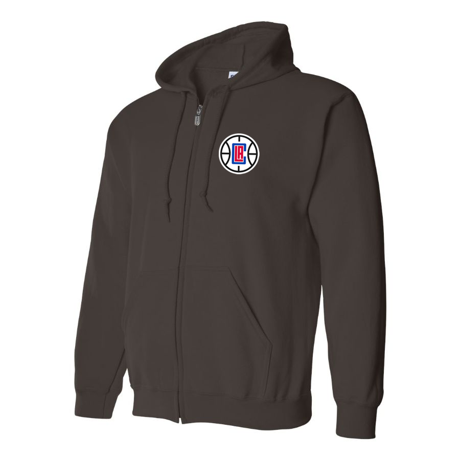 Men's LA Clippers Zipper  Hoodie