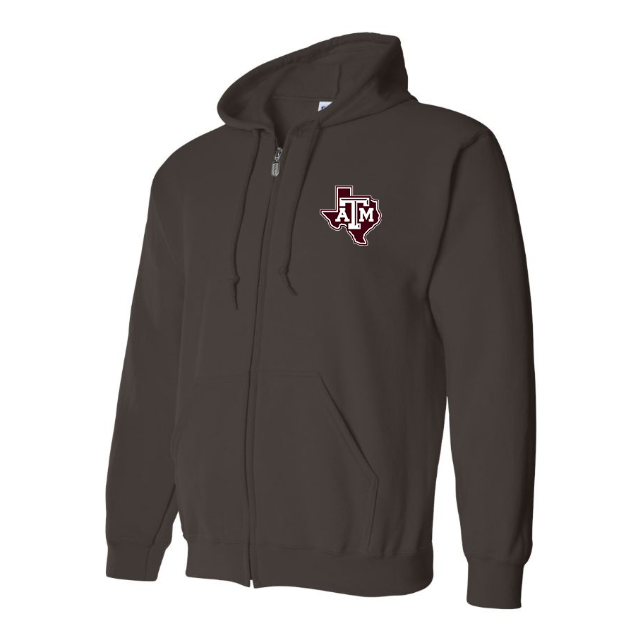 Men's Texas AM Aggies Full Zip Hoodie