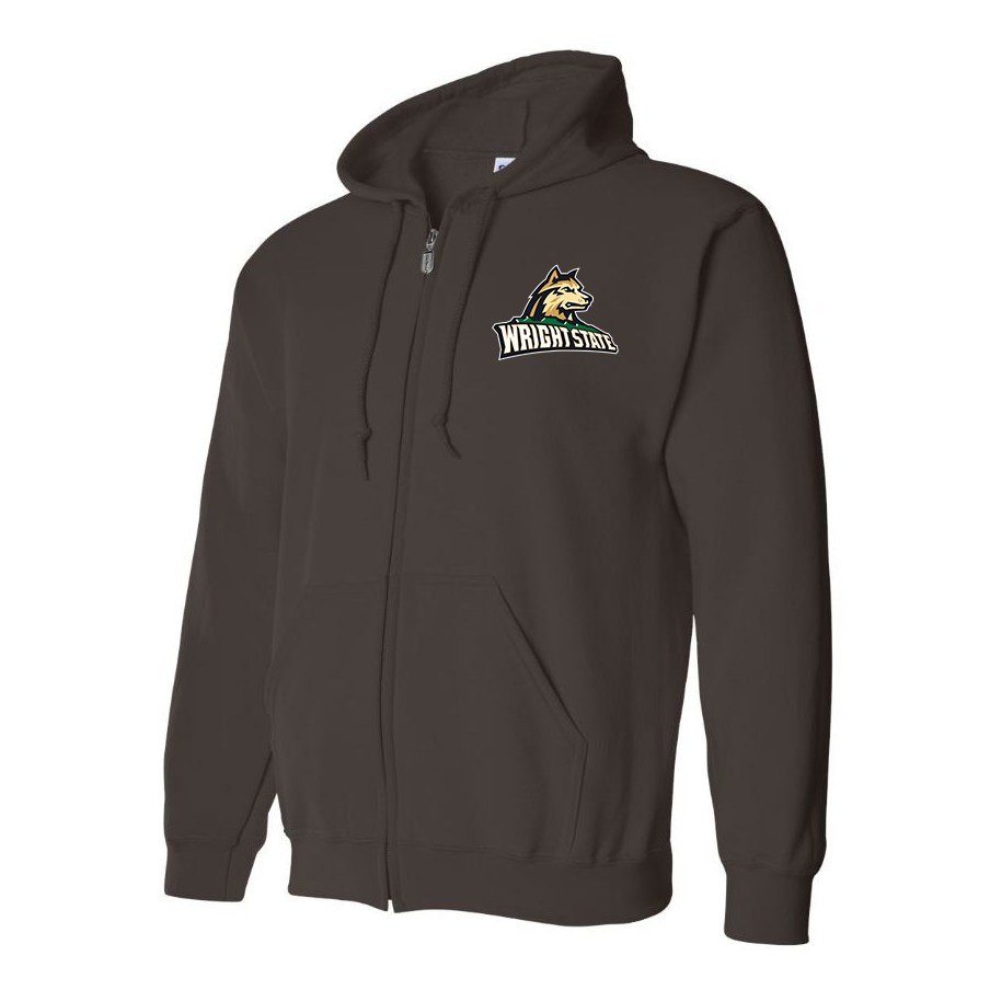 Men's Wright State Raiders Full Zip Hoodie