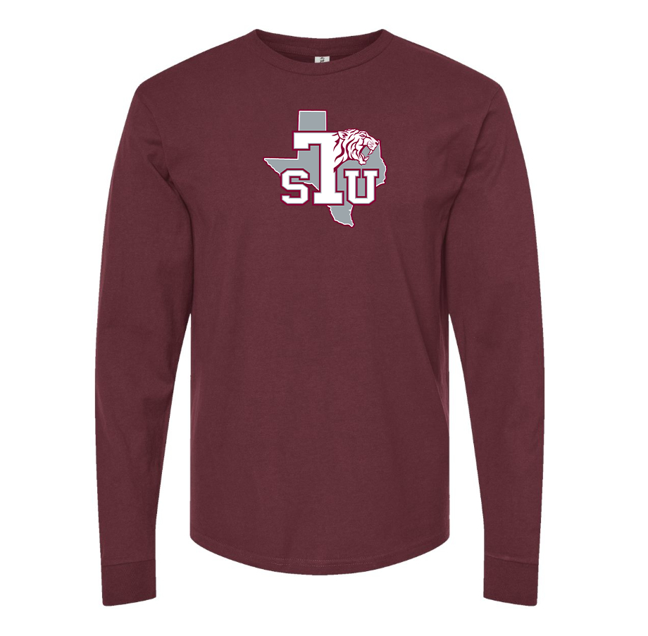 Men's Texas Southern Tigers Cotton Long Sleeve T-Shirt