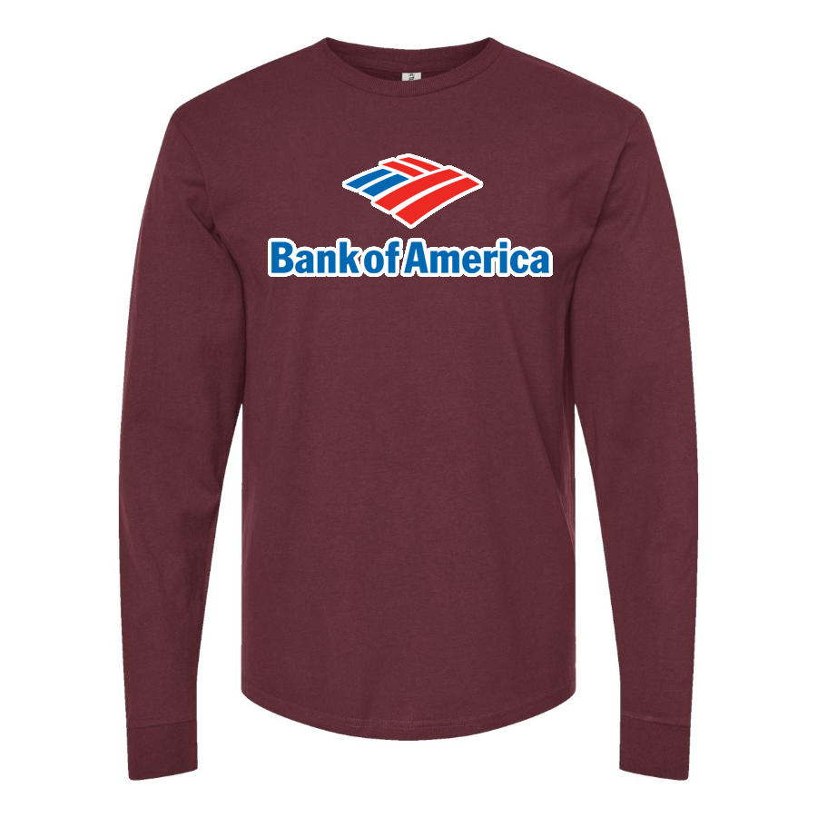 Men's Bank Of America Long sleeves T-Shirt