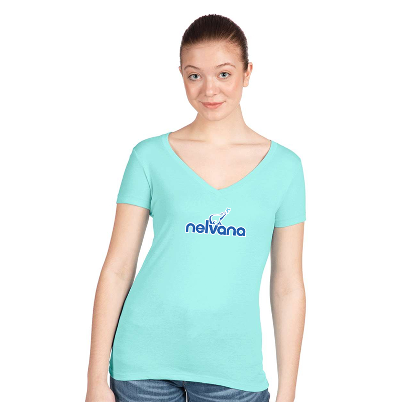 Women's  Nelvana Next Level Ideal V-Neck T-Shirt