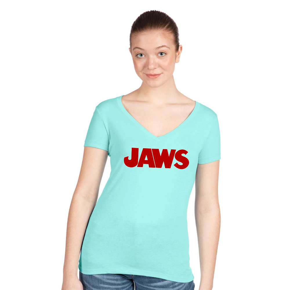 Women's Jaws Next Level Ideal V-Neck T-Shirt