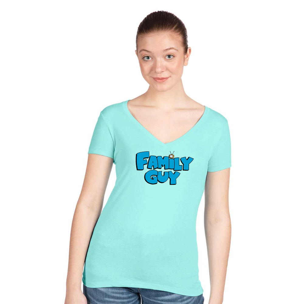 Women's Family Guy Next Level Ideal V-Neck T-Shirt