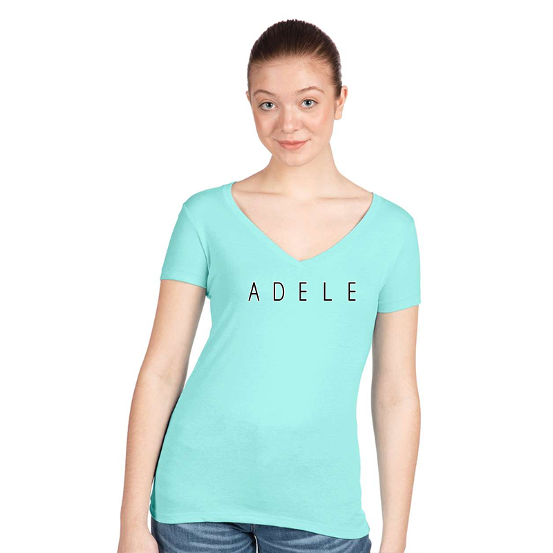 Women's ADELE Next Level Ideal V-Neck T-Shirt