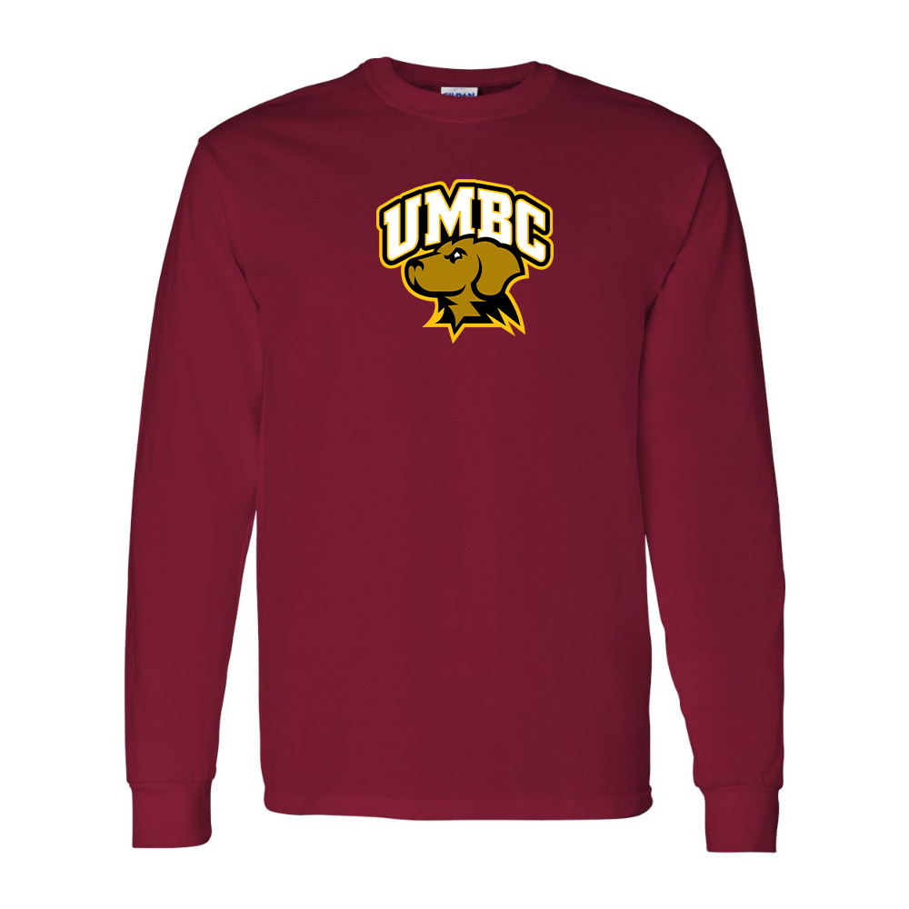 Men's UMBC Retrievers Gildan Heavy Cotton Long Sleeve T-Shirt