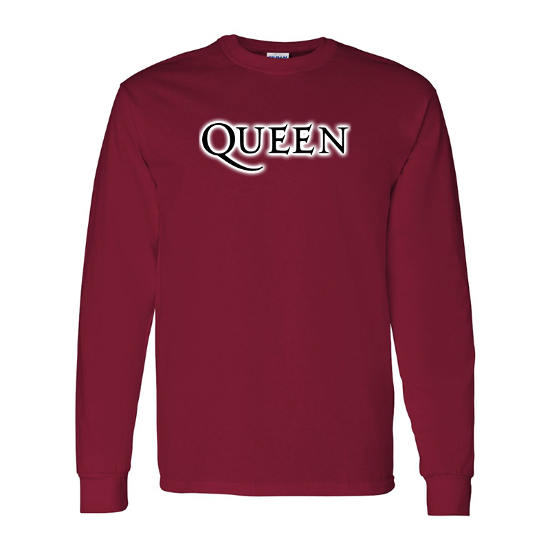 Men's Queen Gildan Heavy Cotton Long Sleeve T-Shirt