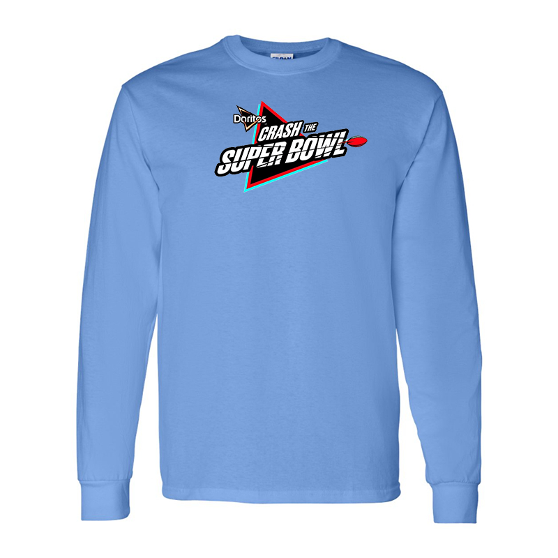 Men's Crash the Super Bowl Gildan Heavy Cotton Long Sleeve T-Shirt