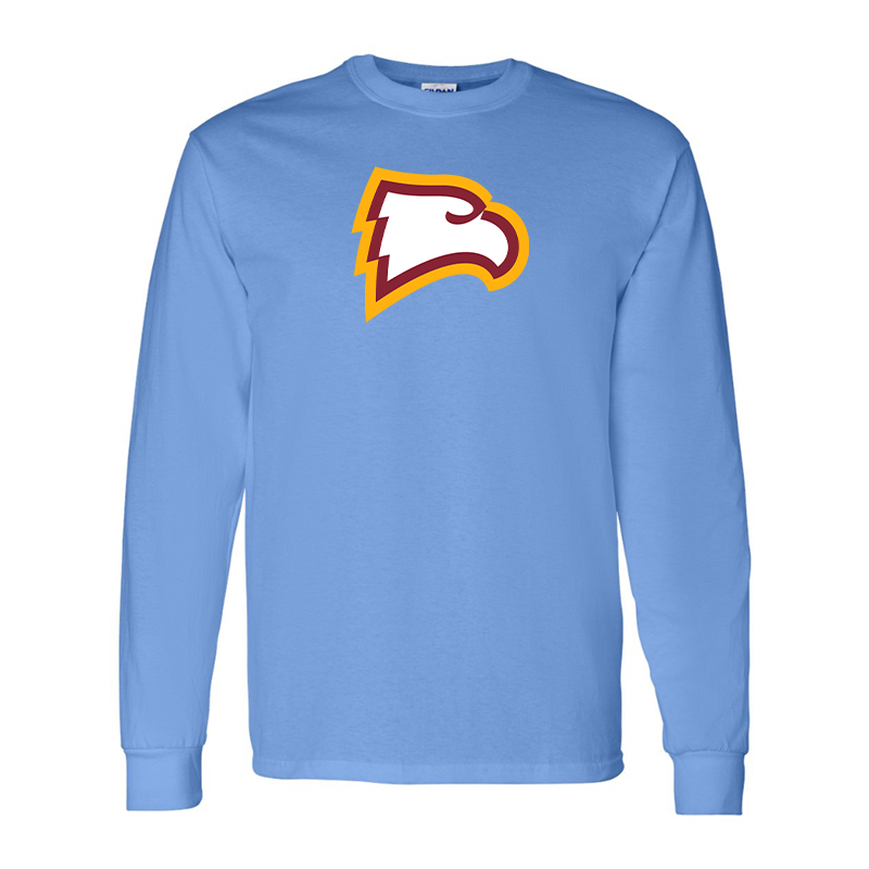 Men's Winthrop Eagles  Gildan Heavy Cotton Long Sleeve T-Shirt