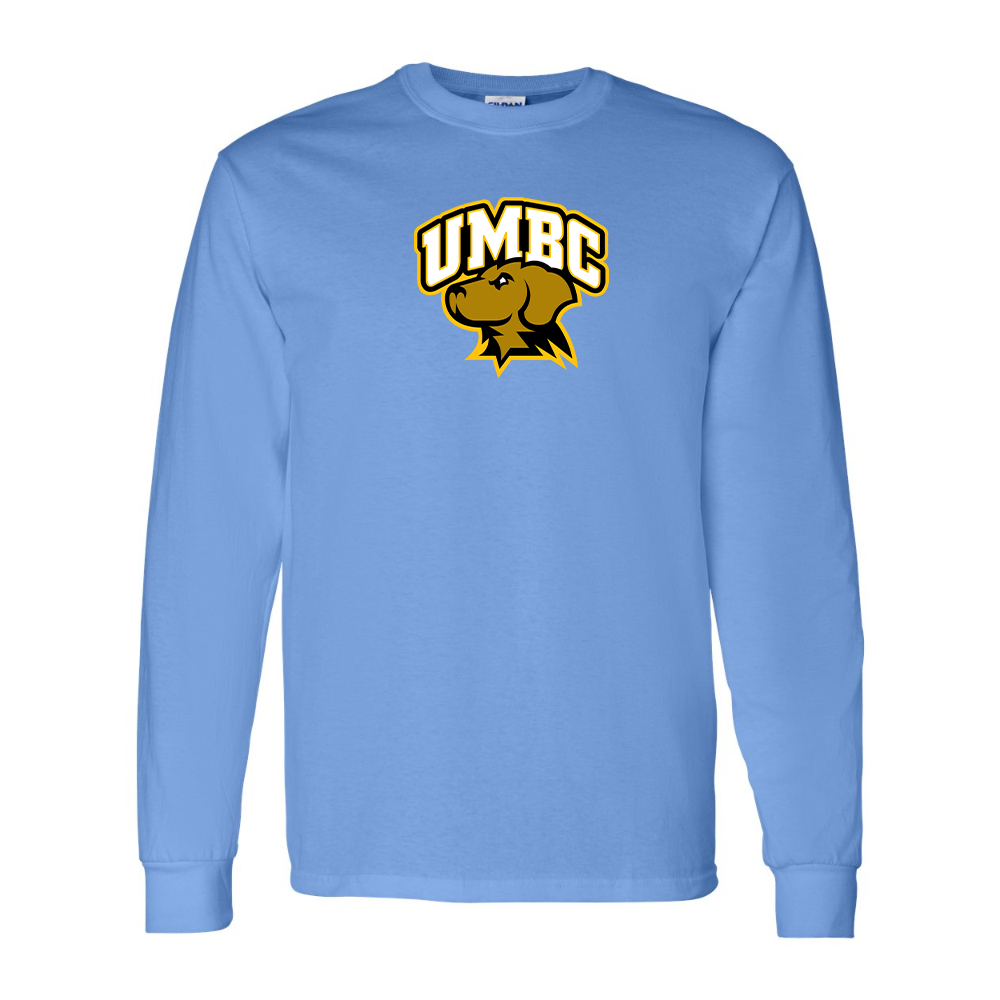 Men's UMBC Retrievers Gildan Heavy Cotton Long Sleeve T-Shirt