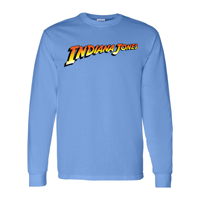 Men's Indiana Jones  Gildan Heavy Cotton Long Sleeve T-Shirt