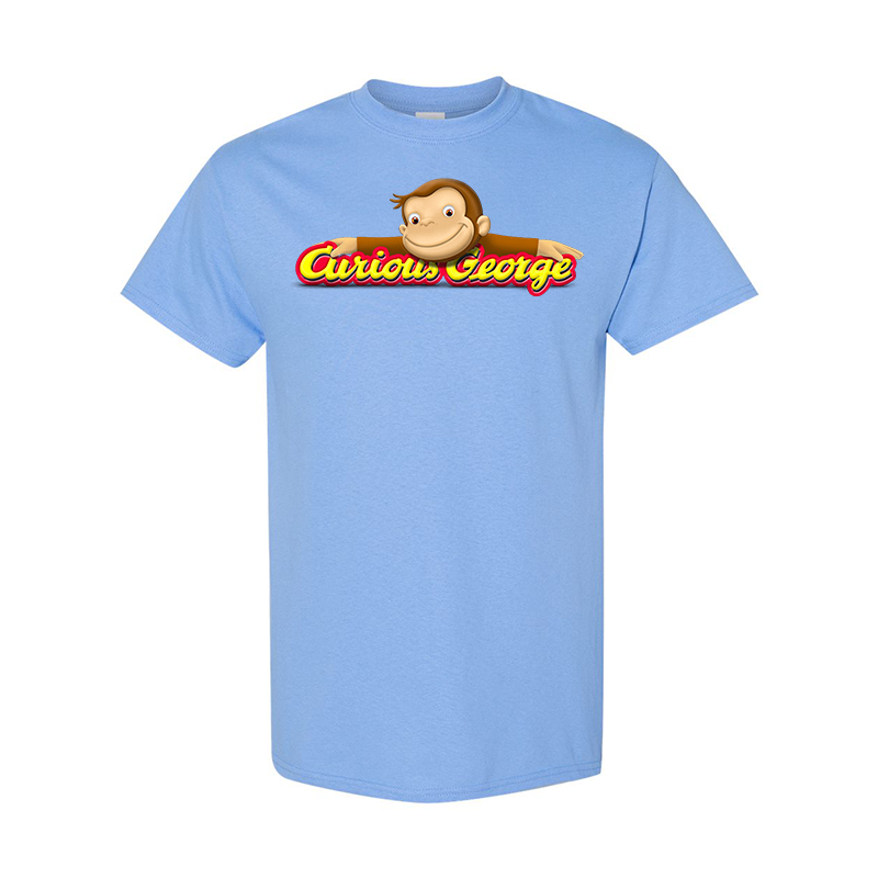 Men's Curious George Gildan Heavy Cotton T-Shirt