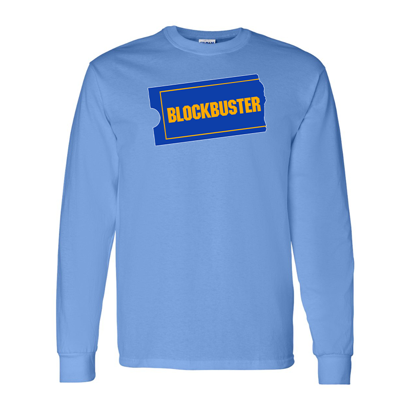 Men's Blockbuster Gildan Heavy Cotton Long Sleeve T-Shirt