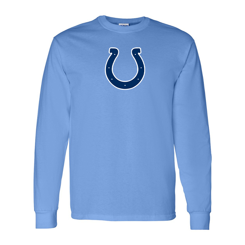 Men's Indianapolis Colts Gildan Heavy Cotton Long Sleeve T-Shirt