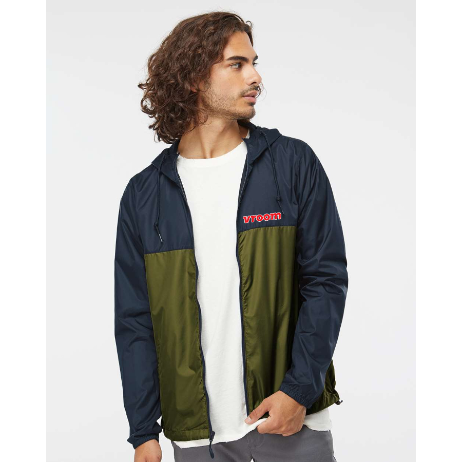 Men's Vroom Independent Trading Co Lightweight Windbreaker Full-Zip Jacket