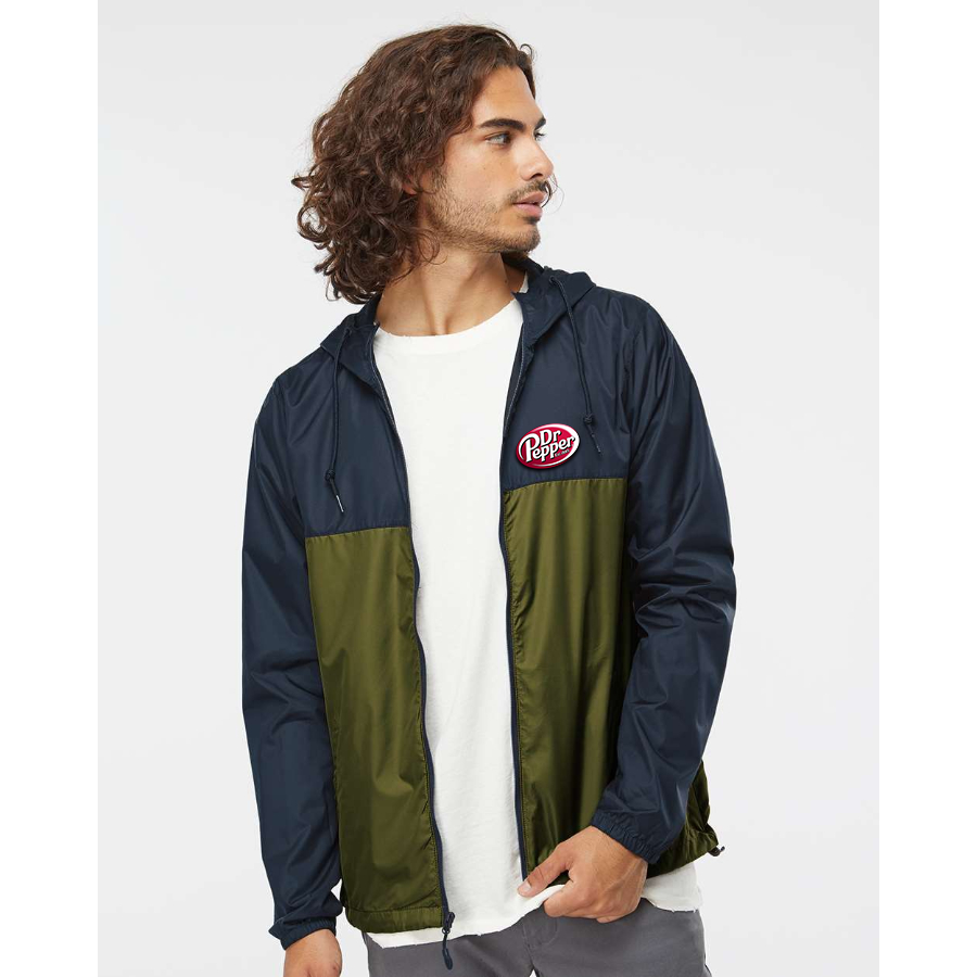 Men's Dr.Pepper Independent Trading Co Lightweight Windbreaker Full-Zip Jacket