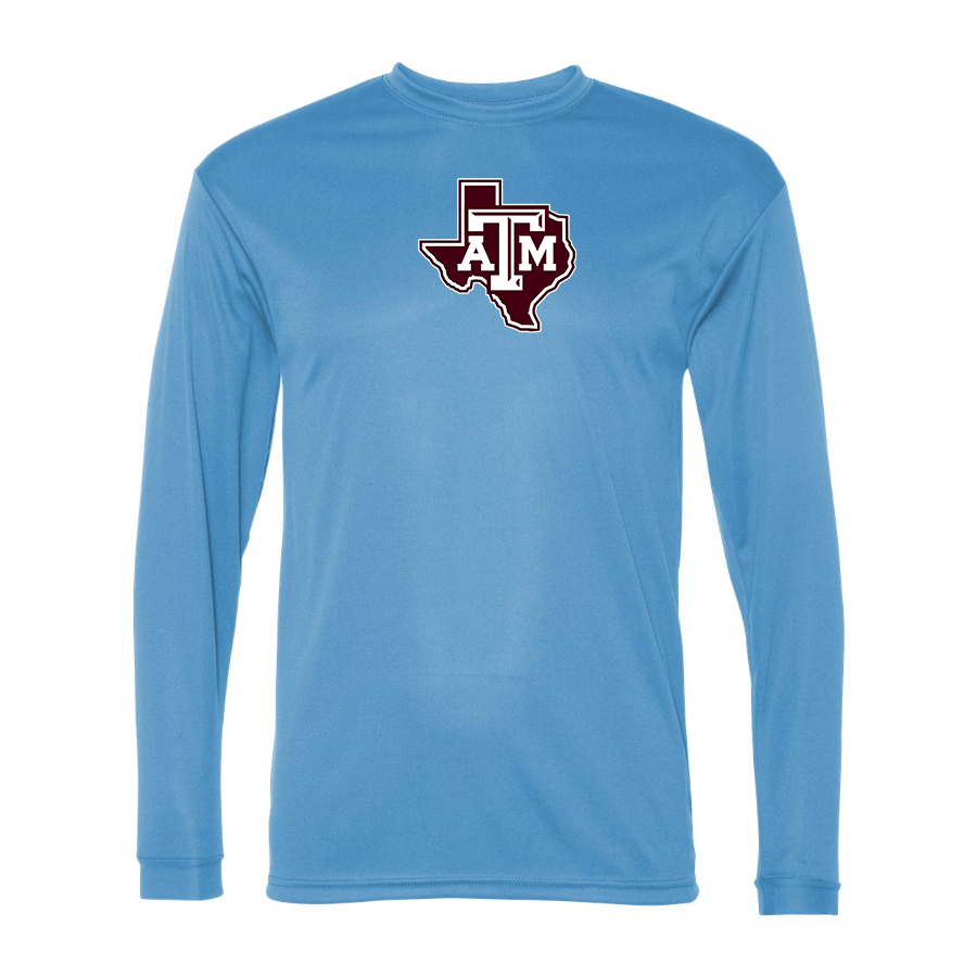 Men's Texas AM Aggies Polyester Long Sleeve T-Shirt