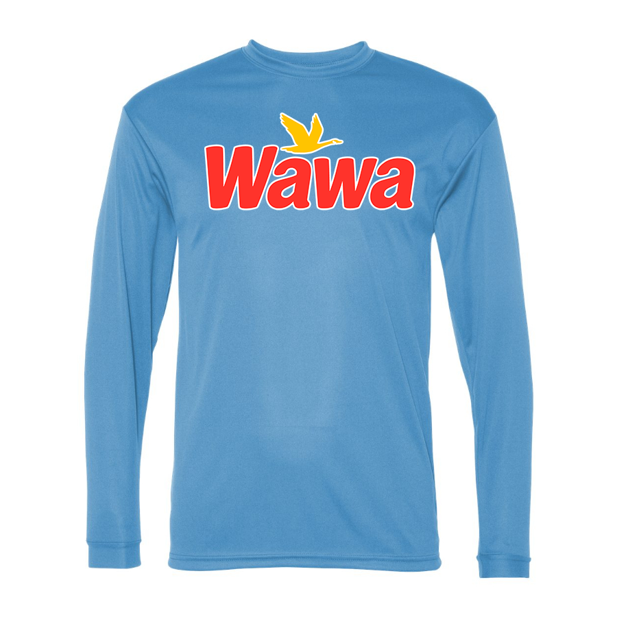 Men's Wawa Gas Station Performance Long Sleeve T-Shirt