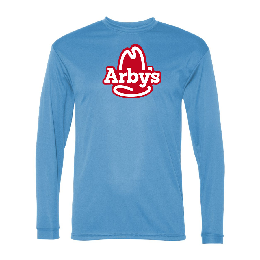 Men's Arbys Polyester Long Sleeve T-Shirt