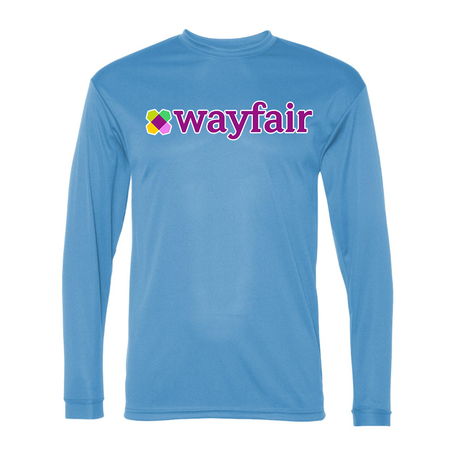 Men's Wayfair Polyester Long Sleeve T-Shirt