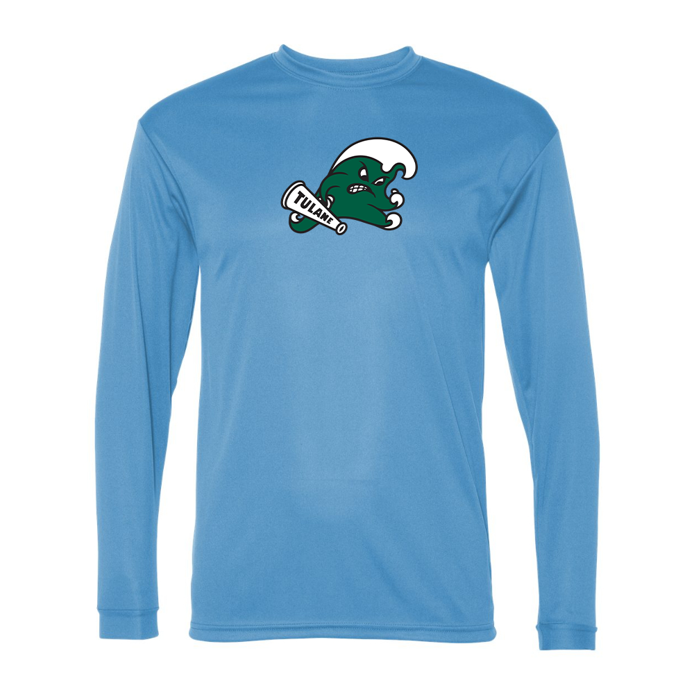 Men's Tulane Green Wave Performance Long Sleeve T-Shirt