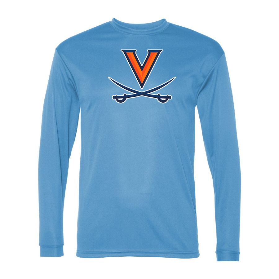 Men's Virginia Cavaliers Polyester Long Sleeve T-Shirt