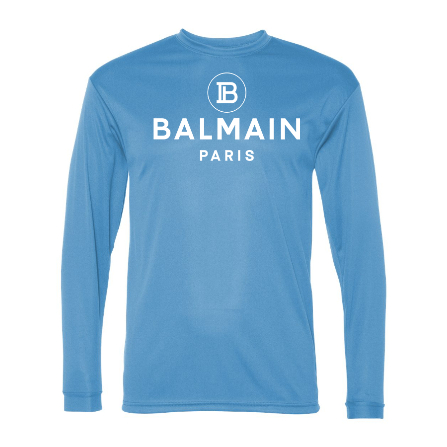 Men's Balmain Paris  Performance Long Sleeve T-Shirt