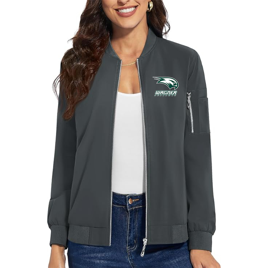 Women's Wagner Seahawks   Premium Bomber Jacket with Polished Detailing and Functional Sleeve Pocket Modern Luxury Outerwear