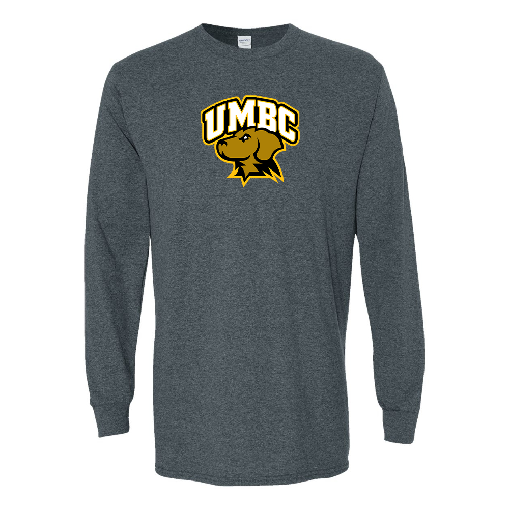 Men's UMBC Retrievers Gildan Heavy Cotton Long Sleeve T-Shirt