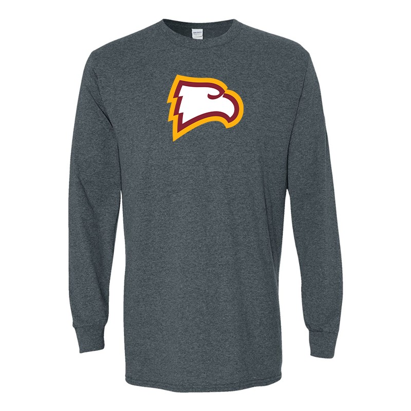 Men's Winthrop Eagles  Gildan Heavy Cotton Long Sleeve T-Shirt