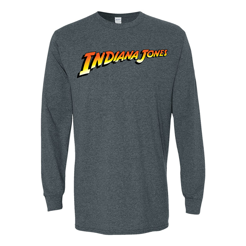 Men's Indiana Jones  Gildan Heavy Cotton Long Sleeve T-Shirt