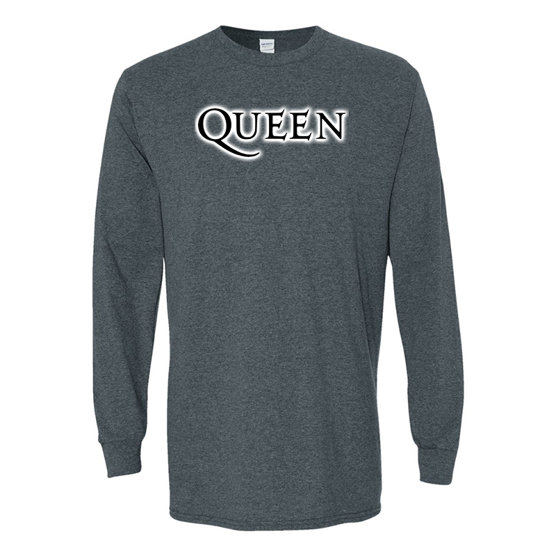 Men's Queen Gildan Heavy Cotton Long Sleeve T-Shirt