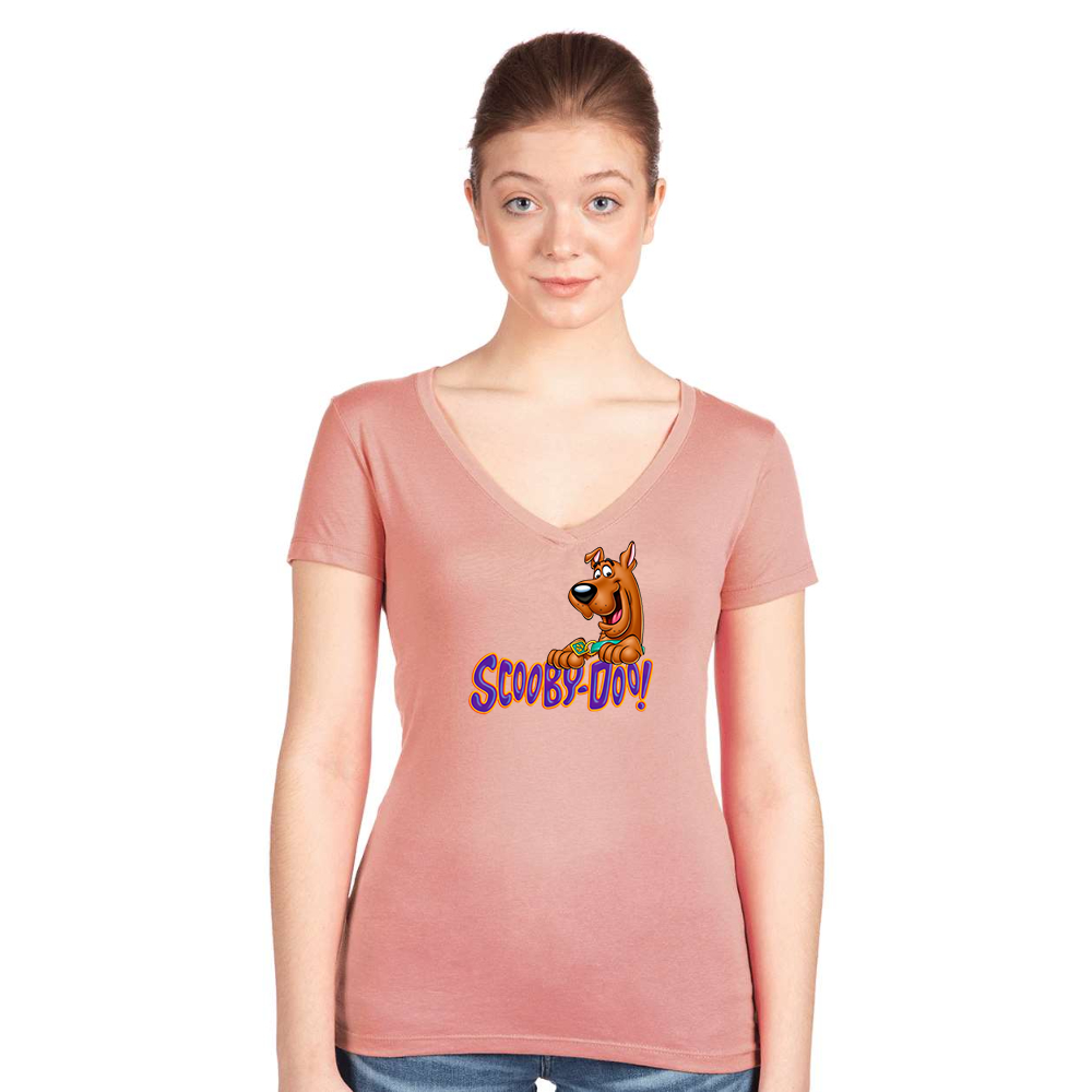 Women's Scooby-Doo Next Level Ideal V-Neck T-Shirt