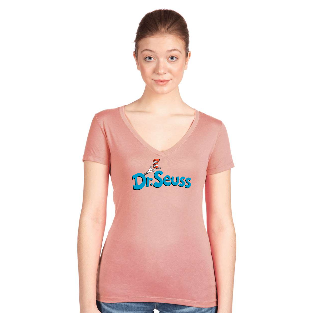 Women's Dr. Seuss Next Level Ideal V-Neck T-Shirt