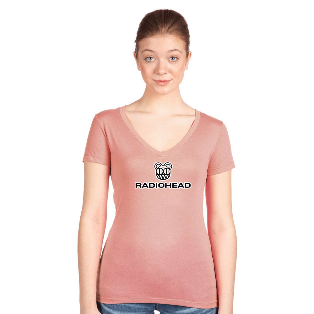 Women's Radiohead  Next Level Ideal V-Neck T-Shirt