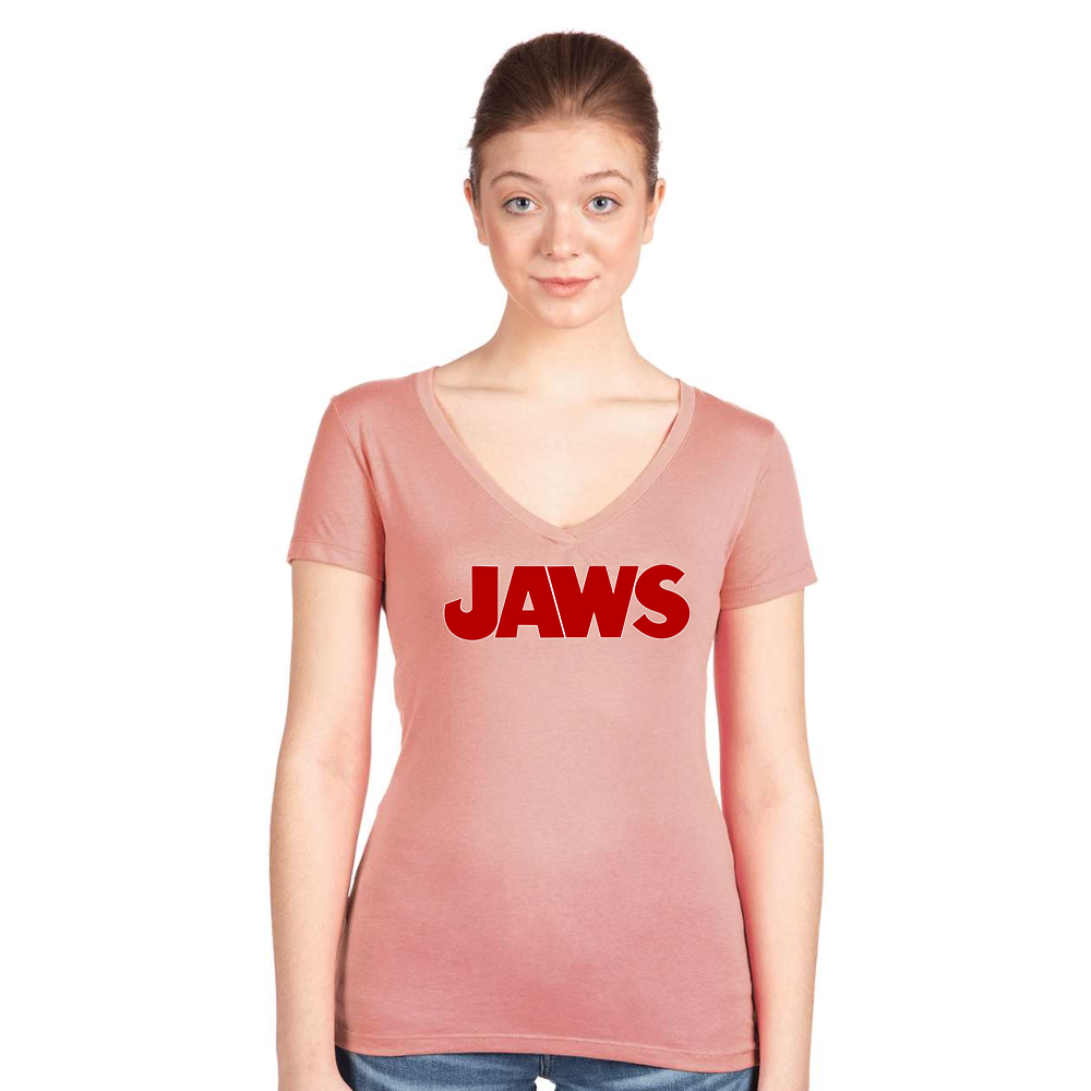 Women's Jaws Next Level Ideal V-Neck T-Shirt